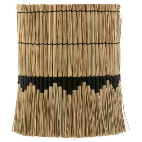 Abat-Jour Déco "Black Lombok" 42cm Naturel