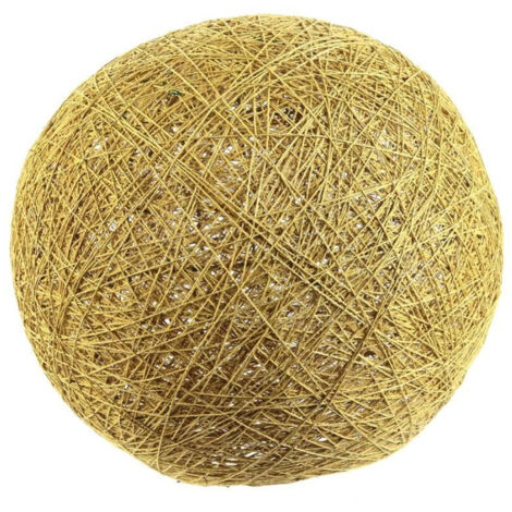 Abat-Jour Déco "Suspension" 30cm Moutarde