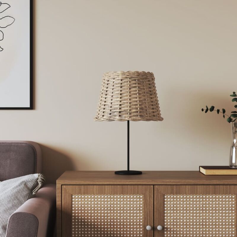 Abat-jour, Décoratif Abat, Jour Moderne pour lampadaire marron Ø30x20 cm osier -ASAF30219 design in