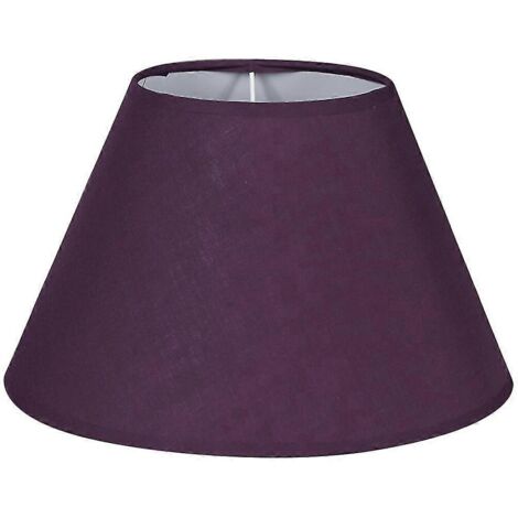 Abat-jour décoratif pour lampe de bureau, petit abat-jour mural, abat-jour pour lampe de bureau - 23 x 23 x 17 cm - Violet