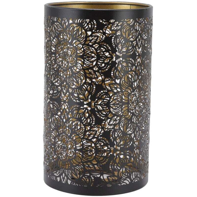 Abat-Jour, E27 E26 Moderne en Fer Forgé Abat-Jour Forme Cylindrique Table Bougie Lustre Couvercle de Lampe pour Maison Hôtel Chambre