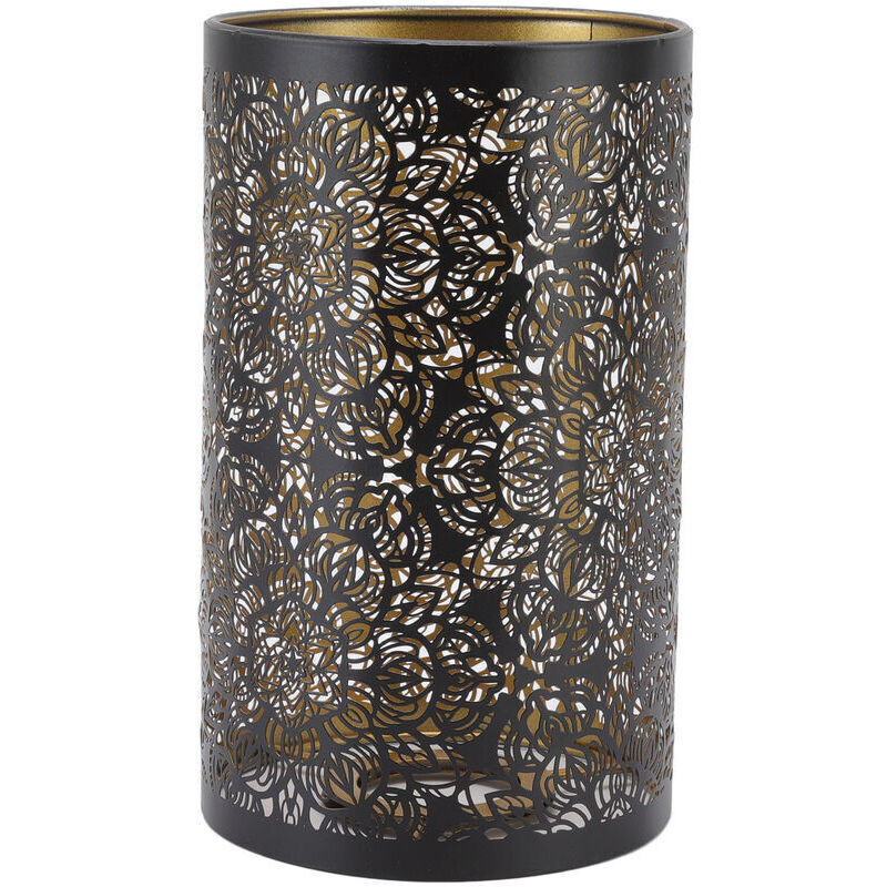 Abat-Jour, E27 E26 Moderne en Fer Forgé Abat-Jour Forme Cylindrique Table Bougie Lustre Couvercle de Lampe pour Maison Hôtel Chambre