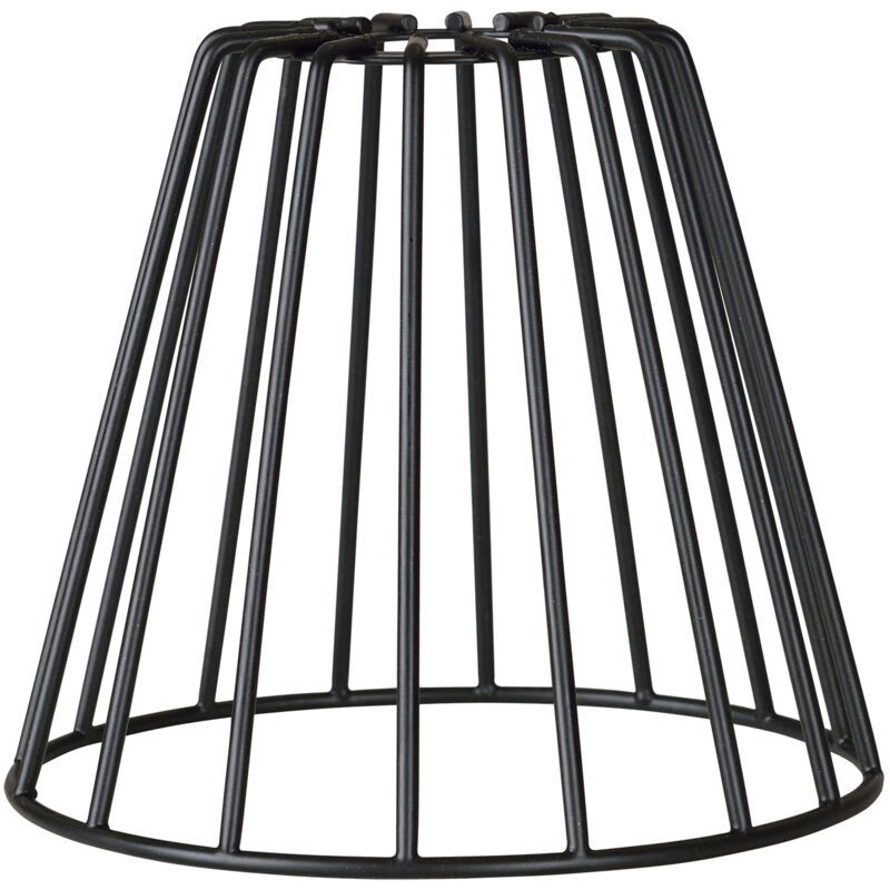 Abat-jour E27 en métal blanc noir pour lampes Loft Wire