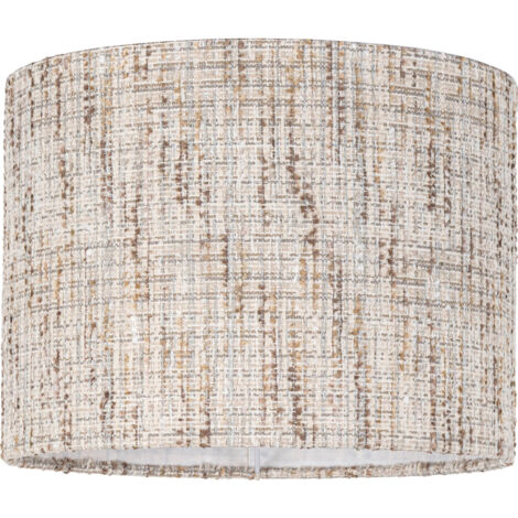 Abat jour élégant tissu cream coco style intemporel - Cream coco texturé naturel