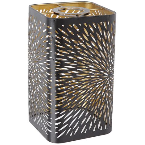 Abat-jour en Fer Forgé Creux Moderne Couvercle de Lampe de Table Détachable pour Support de Lampe E27 E26