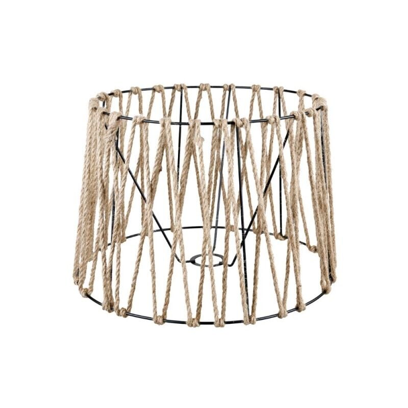 Abat-jour en jute de style vintage - evren ASZ1188