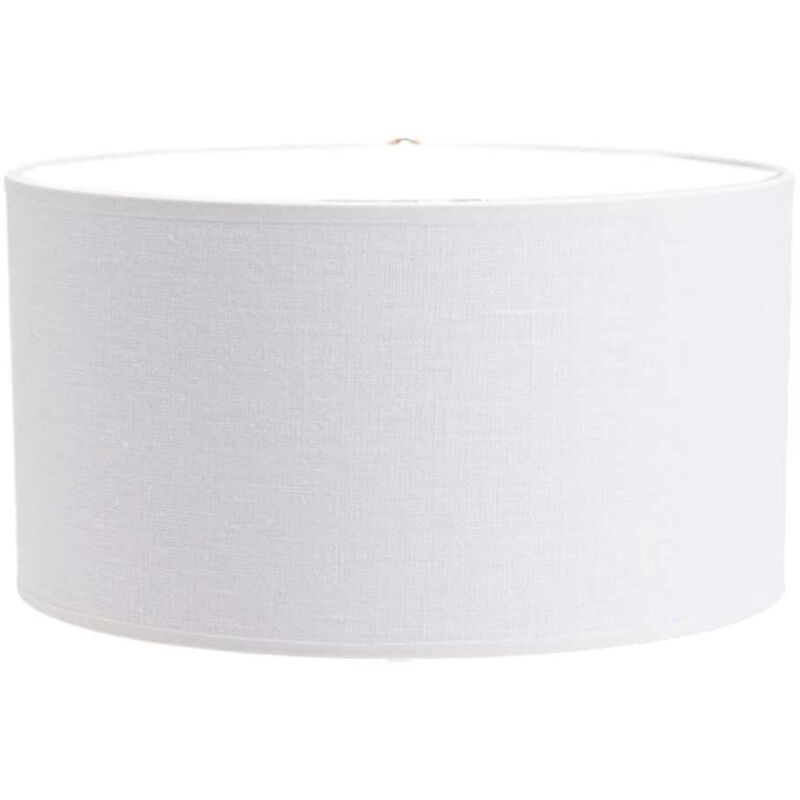 Abat-jour en Lin blanc 28 cm