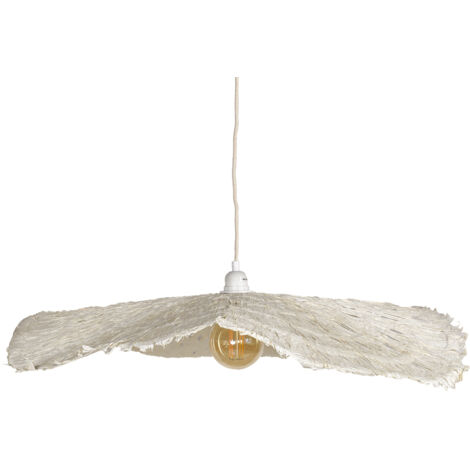 Abat-jour en papier mâché pour suspension Naturel 78 cm