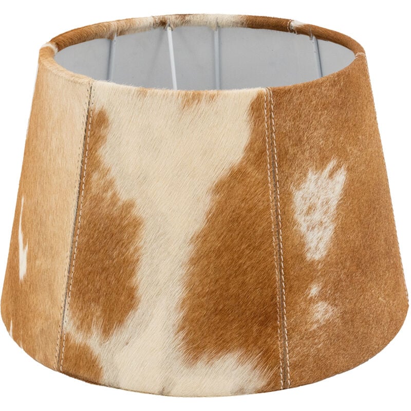 Abat-jour en peau de vache
