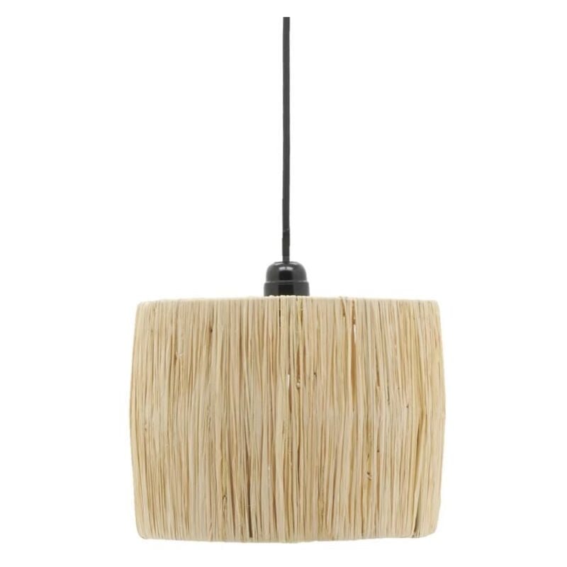 Abat-jour pour suspension en raphia naturel Kenya Abat-jour naturel