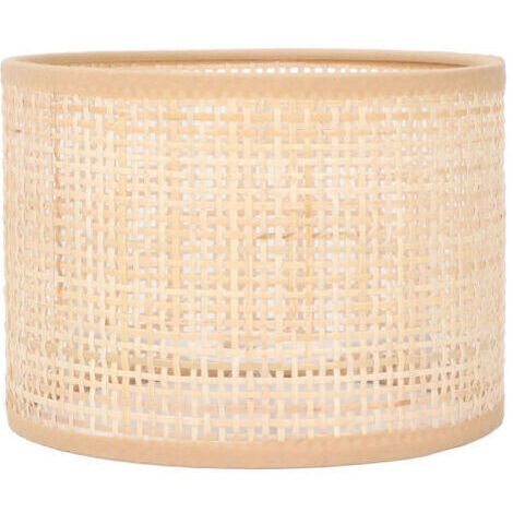 Abat-jour en rotin remplacement panier tissé lustre Vintage Table suspendue couverture de lumière de sol E27 E14