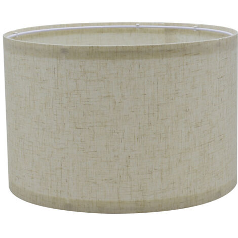 Abat-jour en tissu Abat-jour tambour, convient pour lampe de table, applique, lampe de chevet et lampadaire, lin naturel, couverture rigide faite à la main, 3020cm