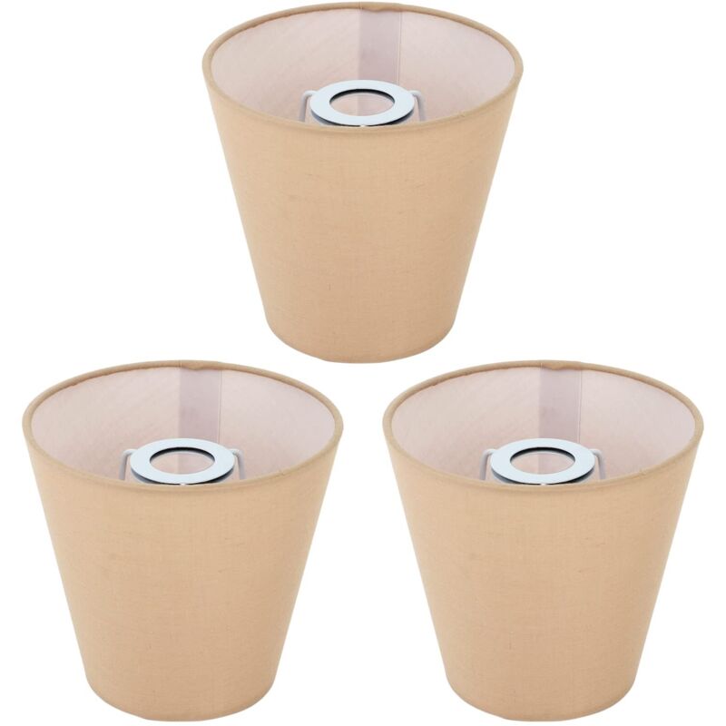 Abat-jour en Tissu en Tissu, Haute Transmittance Innovante 3pcs Abat-jour en Tissu Couverture Anti-poussière Sécurité Légère pour Hôtel pour étude