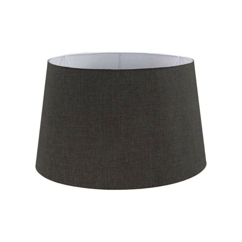 Abat-jour en tissu gris fumée Tripod MDL2660