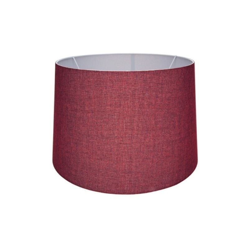 Abat-jour en tissu rouge - Deco MDL3011