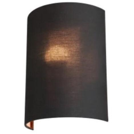 Abat-jour FENDA abat jour demi-cercle intérieur noir et cuivre - SLV 1001274