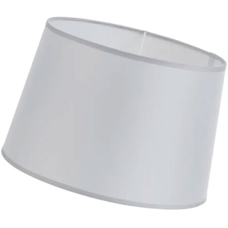 Abat-jour gris en polyester 28.5 cm