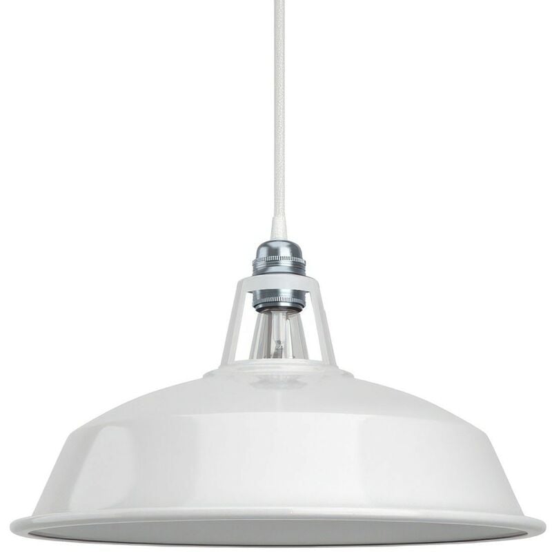 Paralume Harbour in metallo smaltato con attacco E27, diametro 38