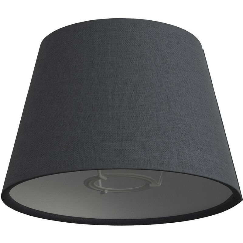 Abat-jour Impero pour lampe E27, Made in Italy Toile Anthracite