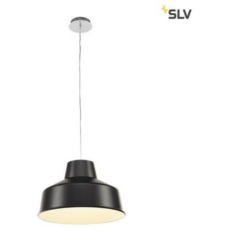Abat-jour industriel FENDA Noir (Diam. 40) - SLV 156090