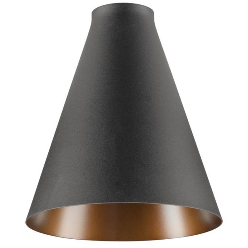 Abat-jour Lalu Cône noir 17cm - 1010084 Abat-jour Lalu Cône noir 17cm - 1010084