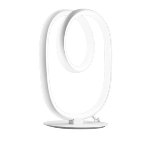 Abat-jour led gea luce diva l b 17w led dimmerabile alluminio lampada tavolo