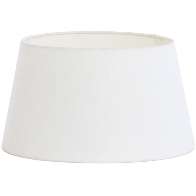 Abat-jour - Livigno - blanc - textile - ø 40cm - - Light&living