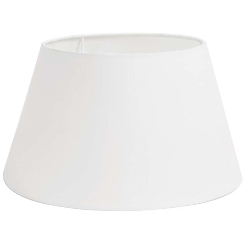 Abat-jour - Polycotton - blanc - textile - ø - Light&living