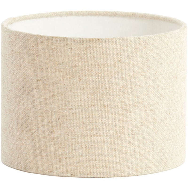 Abat-jour - Livigno - gris - textile - ø 20cm - - Light&living