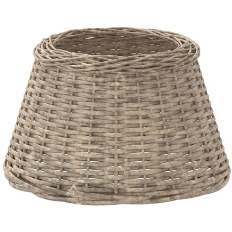 Abat-jour marron 50x30 cm osier CFW49189