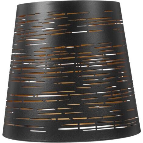 Abat-jour Métal Pour Lampadaires Abat-jour rayures circulaires Creux Remplacement Abat-jour Décoratif Pour Lampe De Table