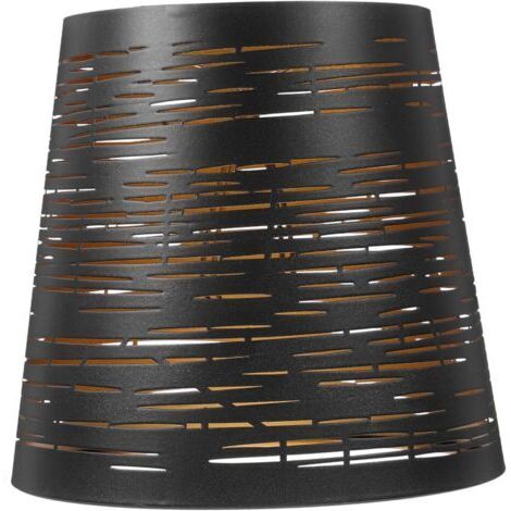 Abat-jour Métal Pour Lampadaires Abat-jour rayures circulaires Creux Remplacement Abat-jour Décoratif Pour Lampe De Table