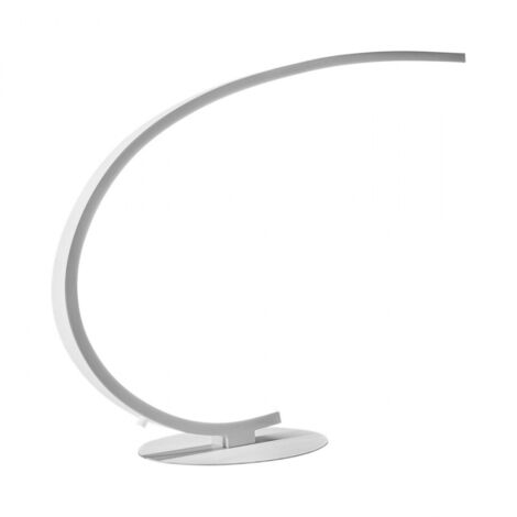 Abat-jour moderne gea luce iole l b 12w led lampe de table dimmable en aluminium