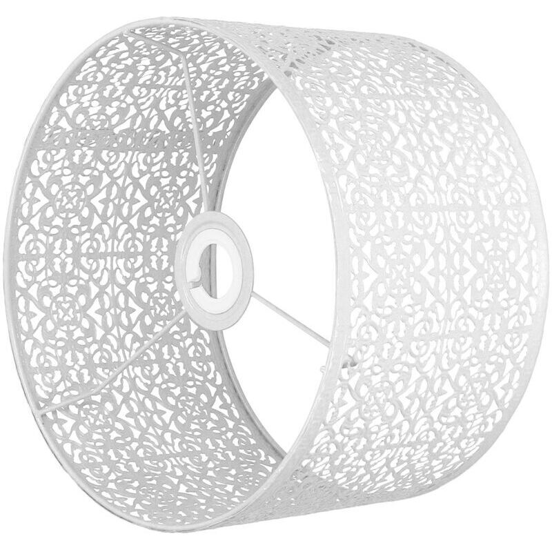 Abat-jour Moderne Style Simple Creusé Conception Lumière Couverture Décoration de La Maison pour E14 E27 Ampoules (blanc) Abat-jour