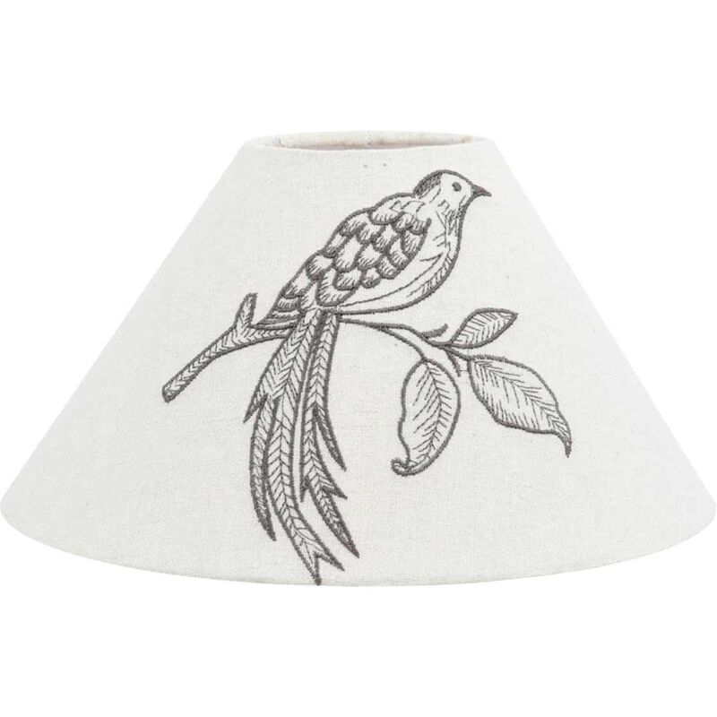 Abat-jour Oiseau Brodé