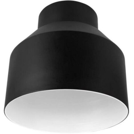 Abat-jour Osram Vintage Edition 1906 Cup, noir et blanc, pour rallonger votre lampe Osram Pendulum, P20, boîtier en aluminium