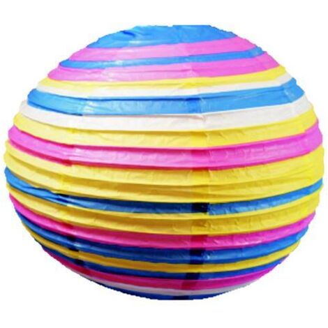 Abat-jour papier Cocoon boule 40cm rose/bleu E27 Candellux