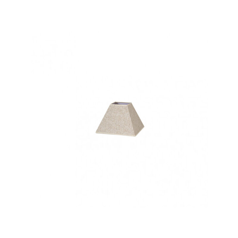 Tenorio abat-jour pyramide e27 lin beige 15dx8dx11h