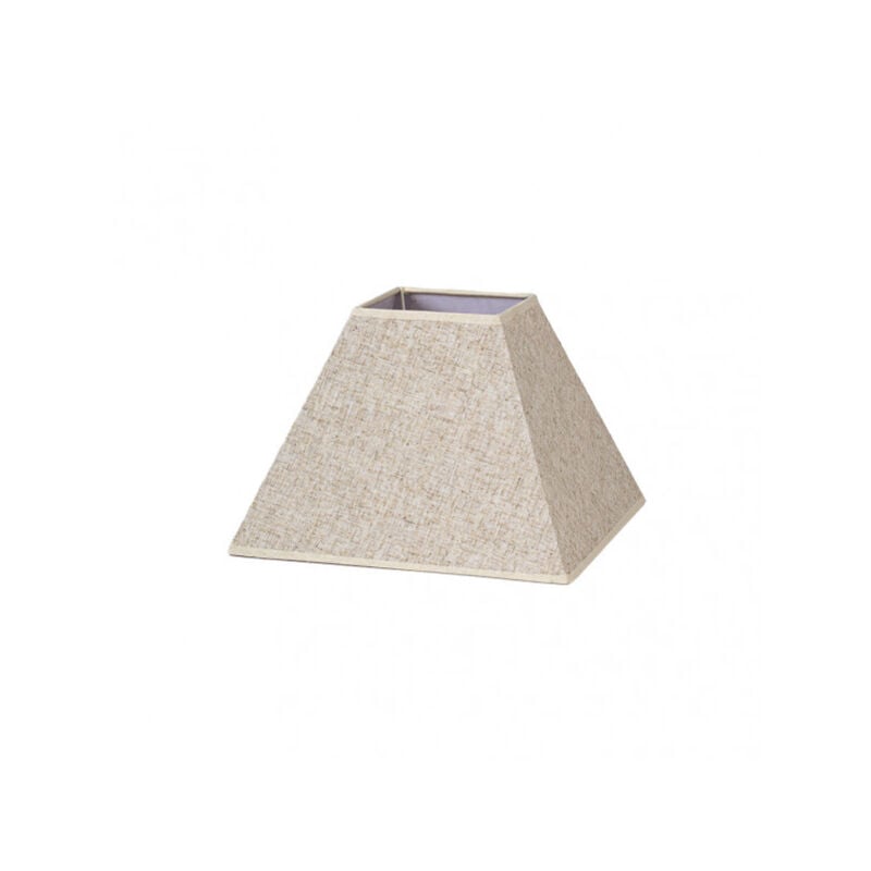 Abat-jour pyramide tenorio e27 lin beige 35dx15dx25h