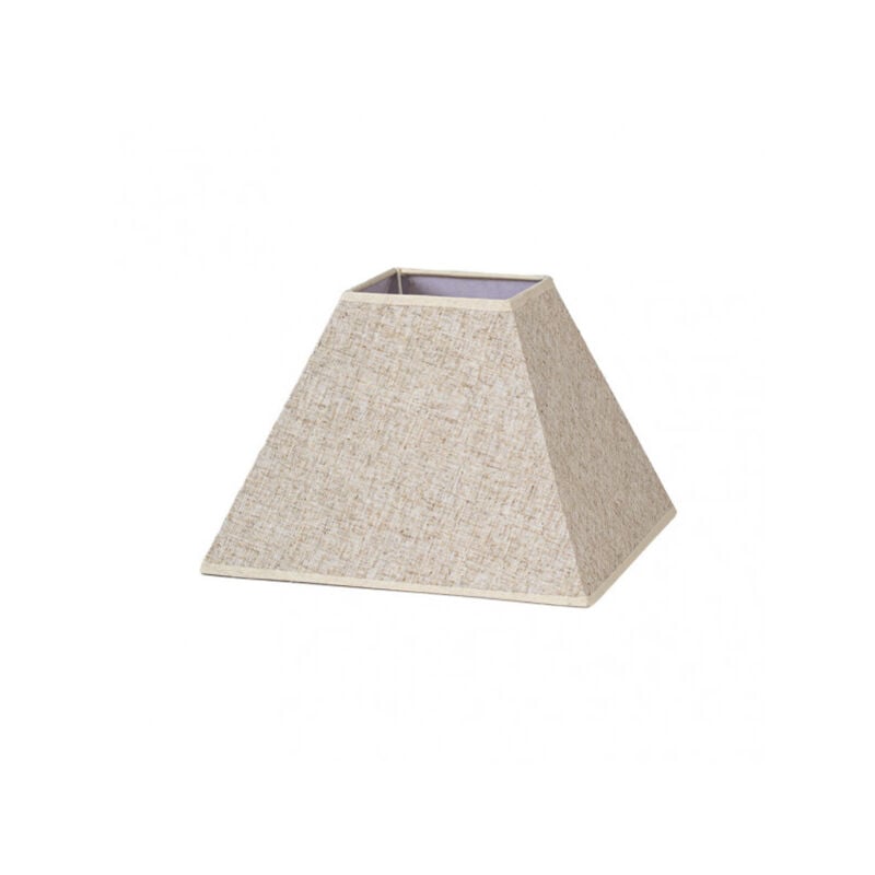 Tenorio abat-jour pyramide e27 lin beige 40dx18dx28h