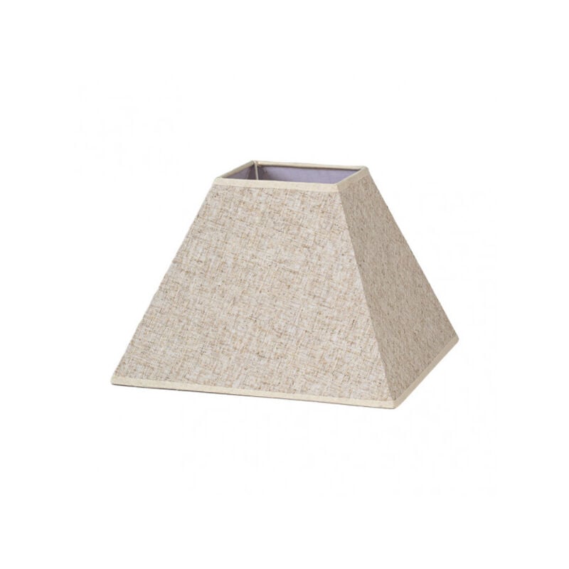 Tenorio abat-jour pyramide e27 lin beige 45dx20dx32h