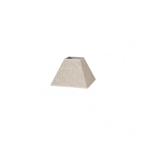 Abat-jour Piramide Tenorio E27 Lino beige 17dx8dx13h