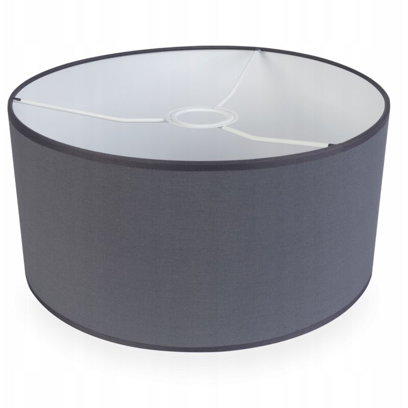 Abat-Jour Pour Lampadaire Suspendu Gris 40 Cm