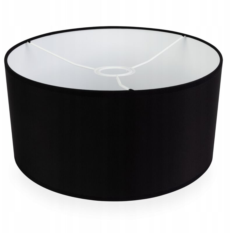 Abat-Jour Pour Lampadaire Suspendu Noir 40 Cm