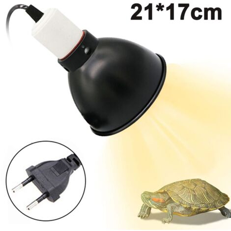 Abat-jour pour lampe à reptiles, en céramique chauffante UVA/UVB 18,3 cm (7,2 pouces) KLB