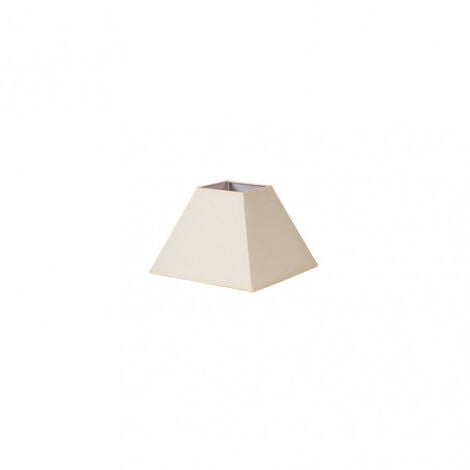 SENKO Abat-jour pyramide mezzo e27 beige 20dx10dx15h tissu popeline