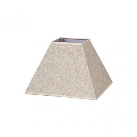 SENKO Abat-jour pyramide tenorio e27 lin beige 35dx15dx25h