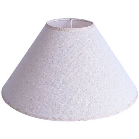 Abat - jour, rond, conique, blanc, 30 cm ø en bas