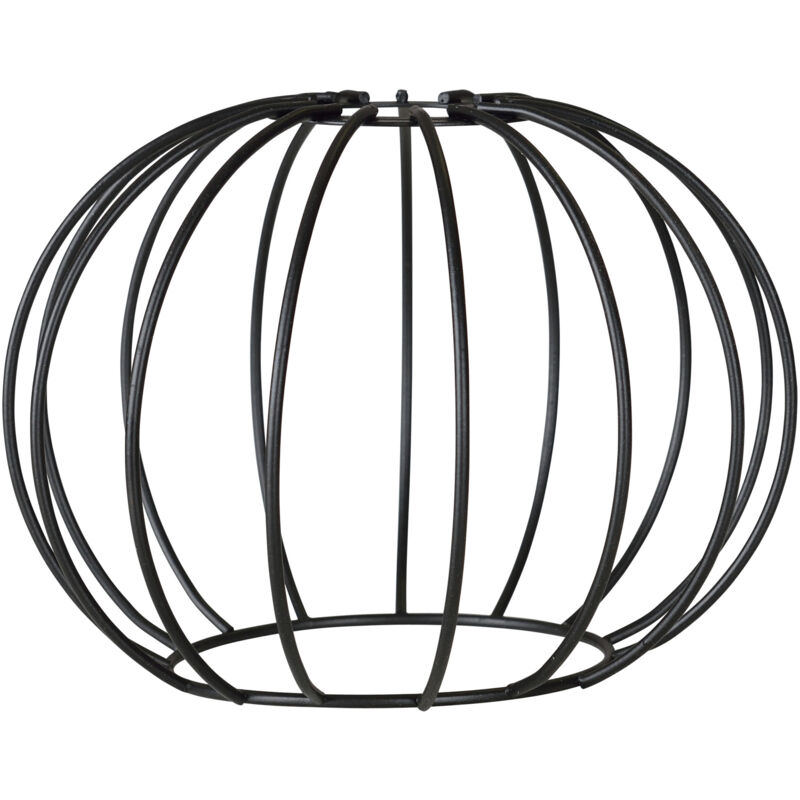 Abat-jour rond en métal E27 Loft 18x13