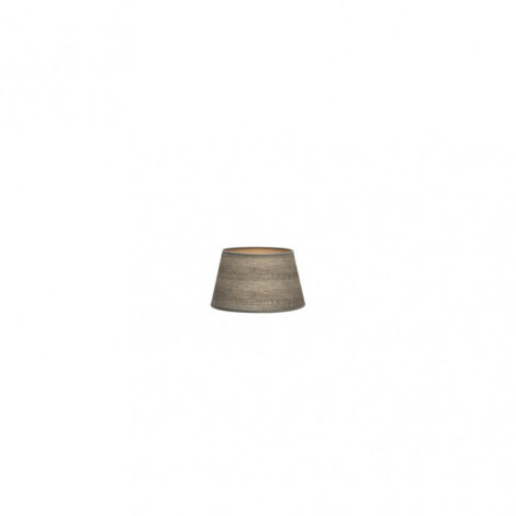 Abat-jour salma clamp wood grey 10dx8dx8h conique   open